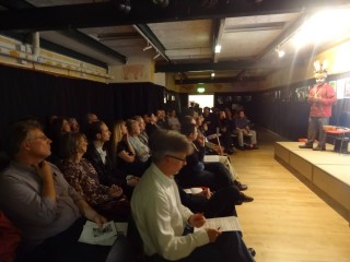 Benny Wenda speaking to the audience