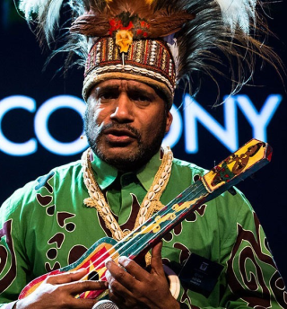 Benny Wenda speaking at the Oslo Freedom Forum in 2012