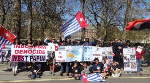 The protest held today in London generated a lot of public awareness on the streets and online about West Papua