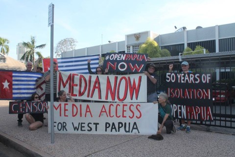 The Darwin demonstration for the Global Day of Action 