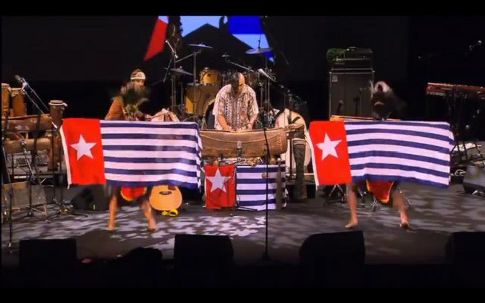 Free West Papua concert at the Sydney Opera House, Australia, 2013