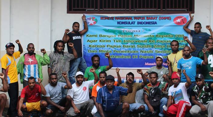 West Papuan people in Manado 