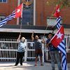 Photos from the Global Flag Raising for West Papua. 1st December 2016 photo 5