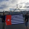 Photos from the Global Flag Raising for West Papua. 1st December 2016 photo 29