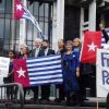 Photos from the Global Flag Raising for West Papua. 1st December 2016 photo 157